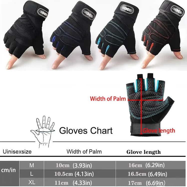 Gym gloves set
